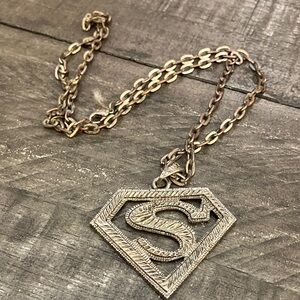 Superman Pendant Necklace